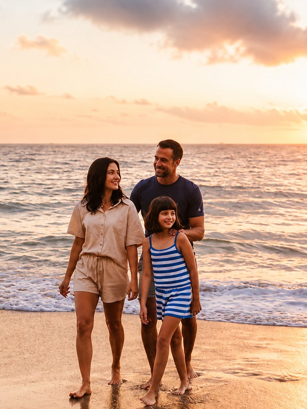 Família em férias nos Estados Unidos