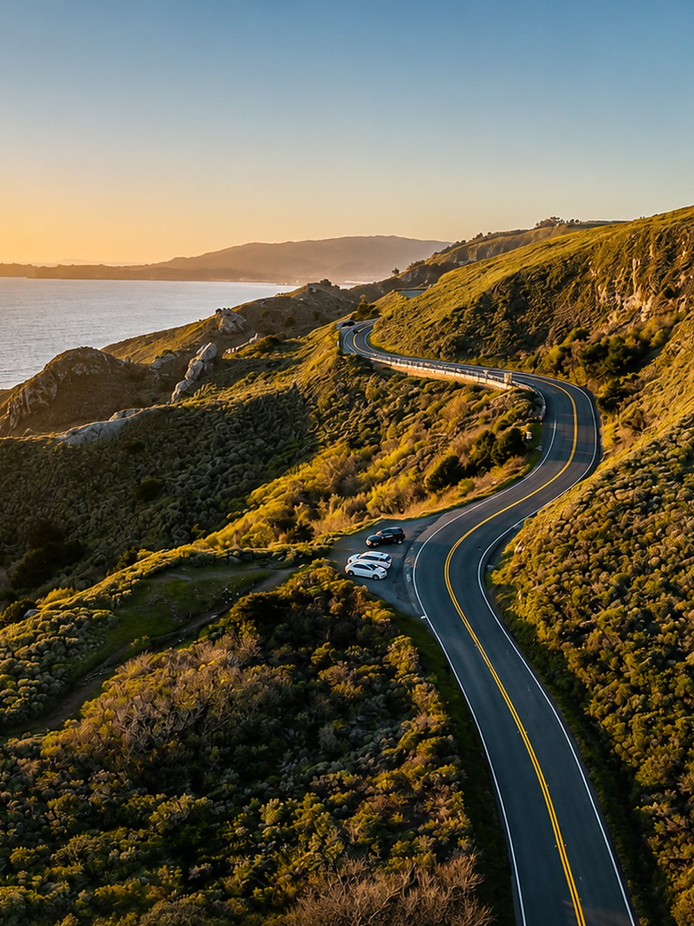 Estrada aberta em road trip pelos Estados Unidos